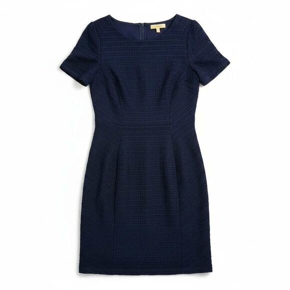 Anthropologie Dresses & Skirts - Anthropologie Maeve Seersucker Textured Short Sleeve Dress Blue M Minimalist